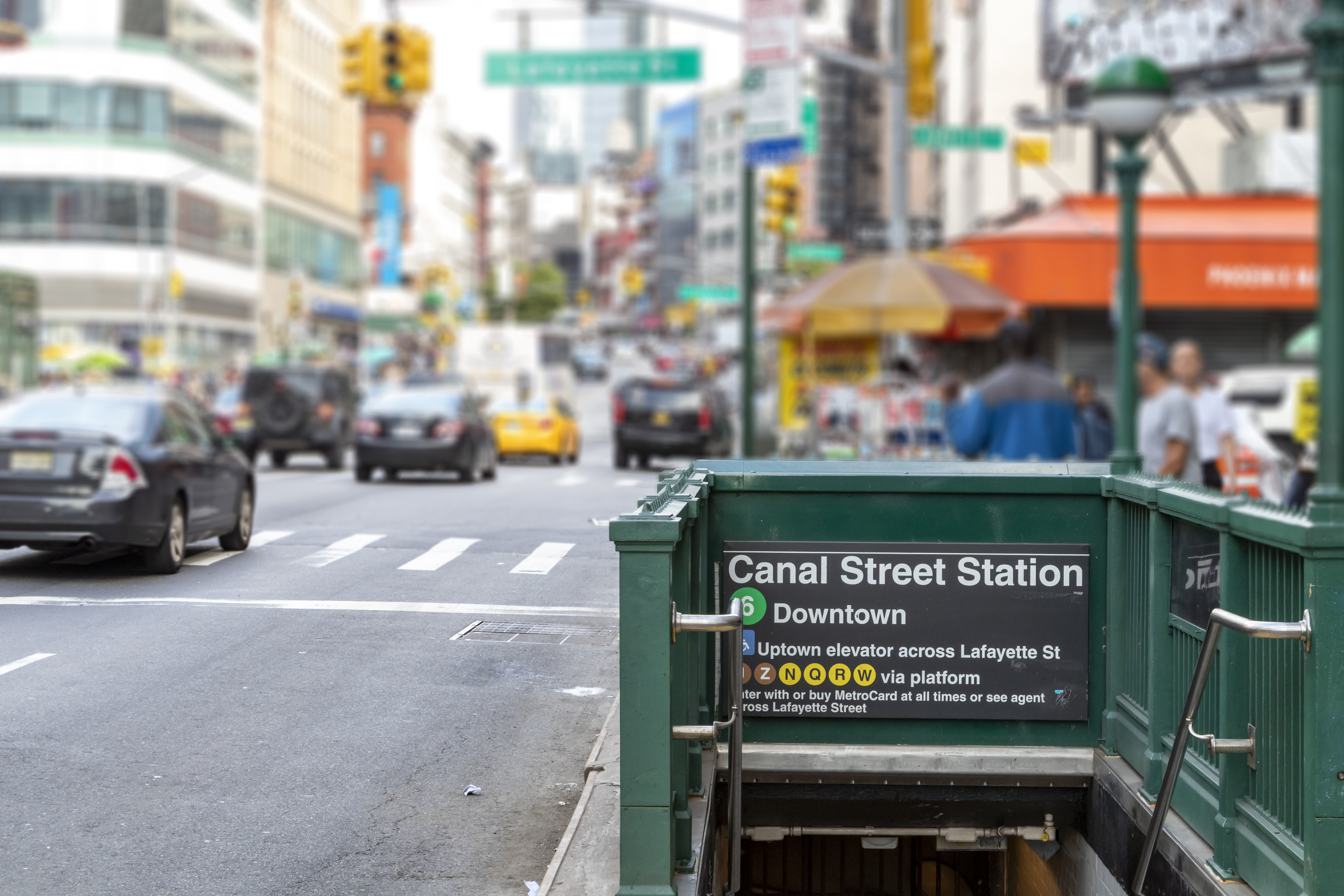 NYC Subway Entrance - Senior Trip to New York